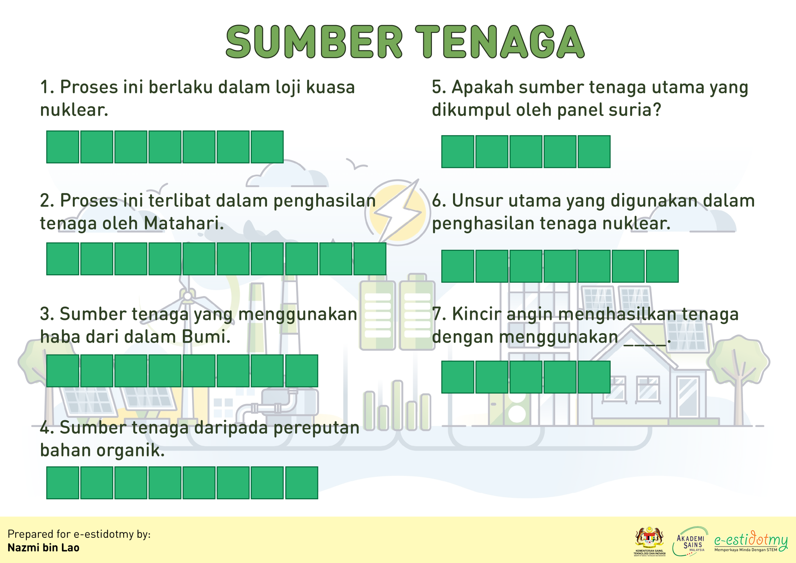 sumber tenaga, fizik, aktiviti, stem is fun